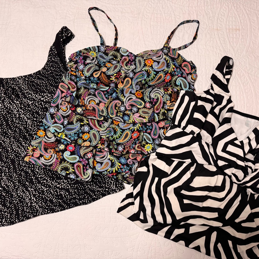 3 Swimsuit tops only